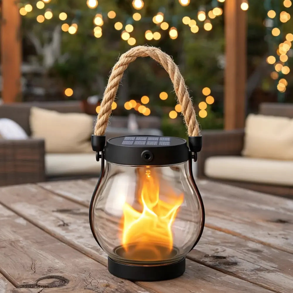 Lanterne Solaire FlameLight – Ambiance chaleureuse partout