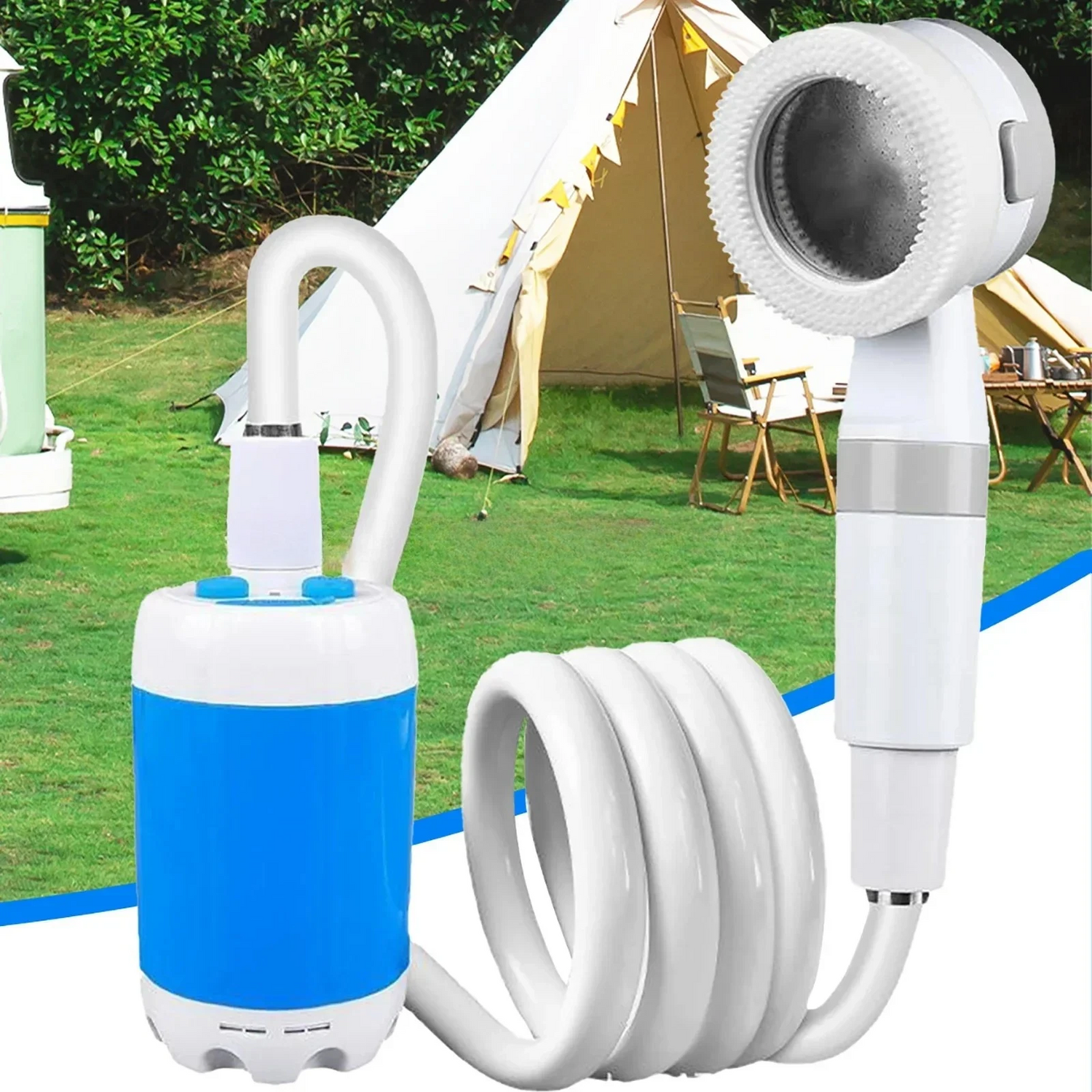 Pompe à eau portable : Kit avec tuyau & embouts