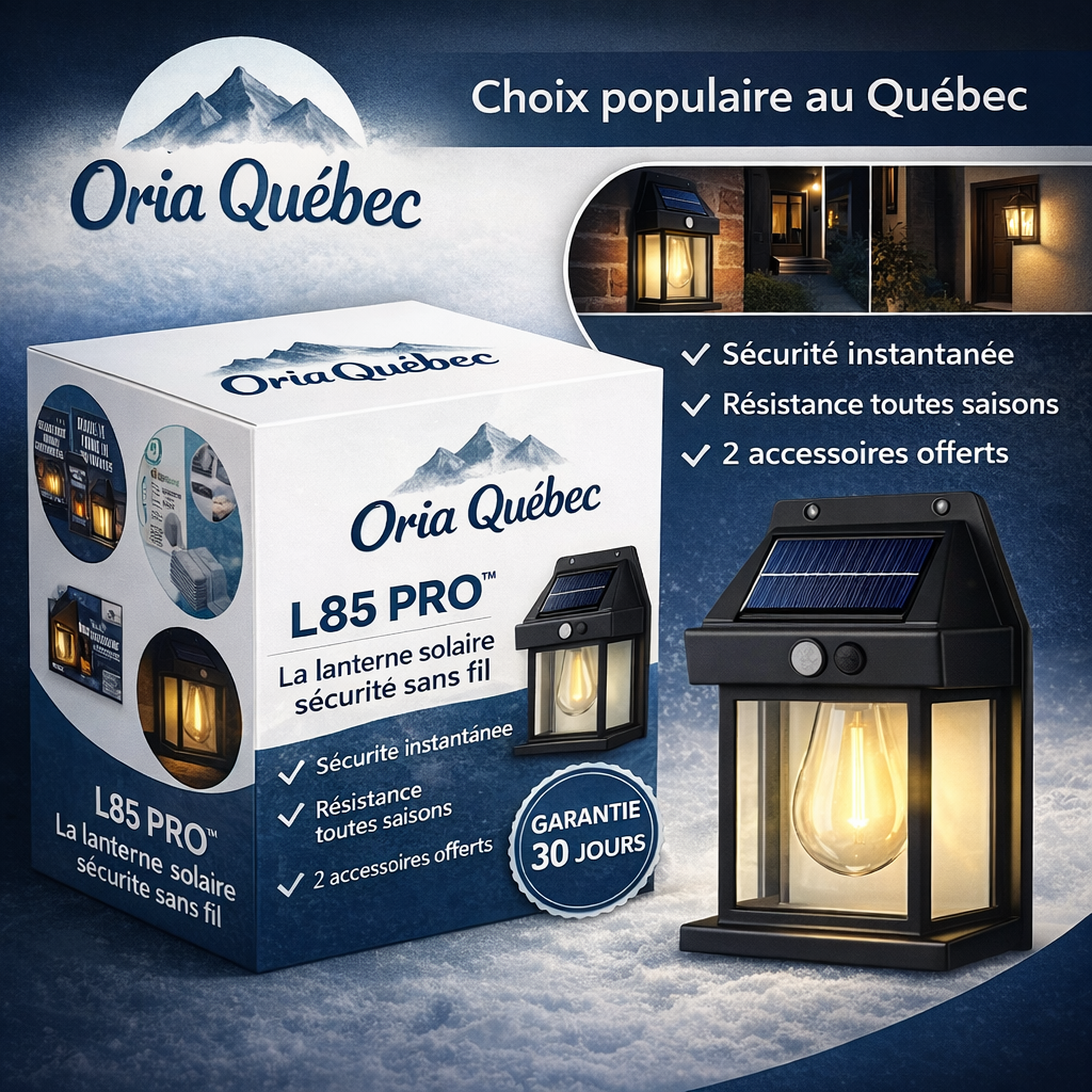 L85 PRO™ | La lampe extérieure sans fil qui protège votre maison